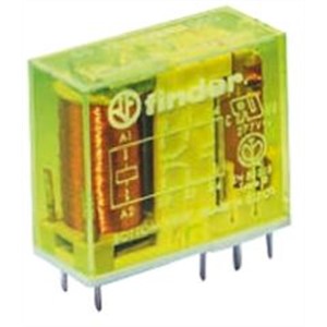 Finder PCB Mount Non-Latching Relay - DPDT, 60V dc Coil, 8A Switching Current, 2 Pole