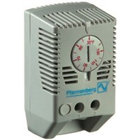 Pfannenberg, Enclosure Thermostat, Adjustable, NO, DIN Rail, 120 V ac