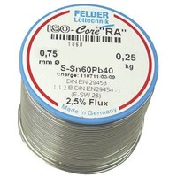 Felder Lottechnik 0.75mm Wire Lead solder, +183C Melting Point