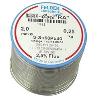 Felder Lottechnik 2mm Wire Lead solder, +183C Melting Point