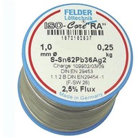 Felder Lottechnik 1mm Wire Lead solder, +179C Melting Point