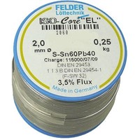 Felder Lottechnik 2mm Wire Lead solder, +183C Melting Point