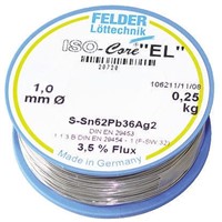 Felder Lottechnik 1mm Wire Solder, +179C Melting Point