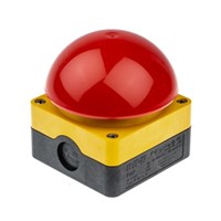 Eaton, FAK Red Mushroom Push Button Complete Unit, DPNC Maintained Screw