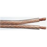 Bedea 100m Transparent 2 Core Speaker Cable, 0.75 mm2 CSA PVC Sheath Material in PVC Insulation