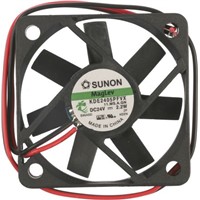 Sunon, 24 V dc, DC Axial Fan, 50 x 50 x 10mm, 25.8m3/h, 2.2W