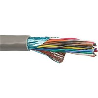 Alpha Wire 9 Pair Screened Multipair Industrial Cable 0.23 mm2(CE) Grey 30m