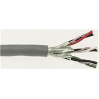 Alpha Wire 3 Pair Screened Multipair Industrial Cable 0.23 mm2(CE) Grey 30m