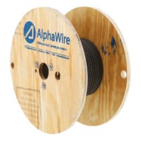 Alpha Wire Black Unterminated to Unterminated RG59B/U Coaxial Cable, 75  6.15mm OD 30m, MEC COAXIAL