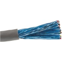 Alpha Wire 12 Pair Screened Multipair Industrial Cable 0.35 mm2(CE) Grey 30m