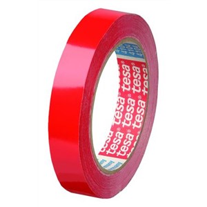 Tesa 4104 Red Packing Tape 66m x 12mm