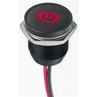 Apem Red Indicator, Lead Wires Termination, 12 V dc, 16mm Mounting Hole Size, IP67