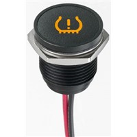 Apem Orange Indicator, Lead Wires Termination, 12 V dc, 16mm Mounting Hole Size, IP67