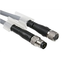 NEBU M8 3-Pole Connecting Cable, 1m
