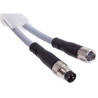 NEBU M8 3-Pole Connecting Cable, 2.5m