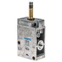 Festo 3/2 Pneumatic Solenoid Valve Solenoid/Spring G 1/4 MFH Series