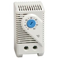 STEGO, Enclosure Thermostat, Adjustable, NO, DIN Rail, 250 V ac