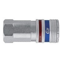 CEJN Pneumatic Quick Connect Coupling Brass, Stainless Steel 3/8 in Threaded