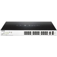 D-Link, 26 port Smart Ethernet Switch, Rack Mount PoE