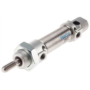 Festo Pneumatic Cylinder 20mm Bore, 20mm Stroke, DSNU Series, Double Acting