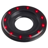 Apem Red Halo LED Indicator, 12  24 V dc, 22.2mm Mounting Hole Size, Lead Wires Termination, IP67