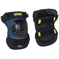 Irwin 10503832 ABS Plastic Adjustable Strap Knee Pad, Black/Blue
