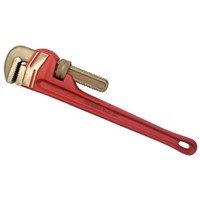 Ega-Master Heavy Duty Pipe Wrench, 2in Jaw Capacity Beryllium Copper 304.8 mm Overall Length , Non Sparking