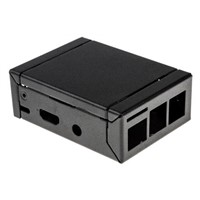nVent  Schroff Interscale M Series For Use With Raspberry Pi 2, Raspberry Pi 3, Black Raspberry Pi Case