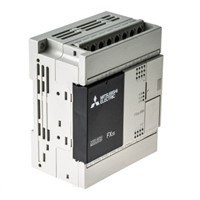 Mitsubishi FX3S PLC CPU - 12 (Sink/Source) Inputs, 8 (Relay) Outputs, Ethernet, ModBus Networking, Mini USB B Interface