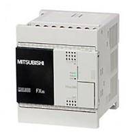 Mitsubishi FX3S PLC CPU - 12 (Sink/Source) Inputs, 8 (Transistor) Outputs, Ethernet, ModBus Networking, Mini USB B
