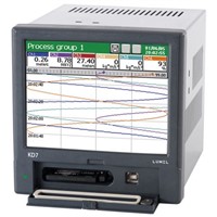 Lumel KD7, 5 Channel, Graphic Recorder Measures Current, Humidity, Resistance, Temperature, Voltage
