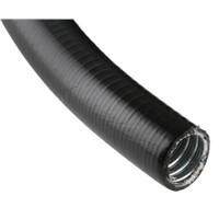 Adaptaflex SPL PVC Coated Galvanised Steel Liquid Tight Conduit Black 25mm 10m