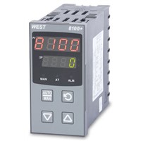 West Instruments P8100+ DIN Rail PID Temperature Controller, 48 x 96mm 1 Input, 3 Output Relay, SSR, 100 240 V