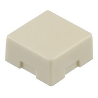 White Tactile Switch Cap for use with SKEG Series TACT Switch
