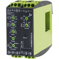 Tele Power, Temperature Monitoring Relay With DPDT Contacts, 12  500 V ac Supply Voltage, 1, 3 Phase