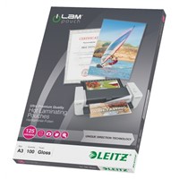 Leitz A3 Glossy Lamination Pouch 125micron, 100