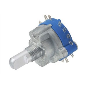 Alps Alpine, 5 Position DP5T Rotary Switch, 150 mA, PC Pin