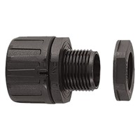 Flexicon FPA Series M12 External Thread Fitting Cable Conduit Fitting, 11mm nominal size