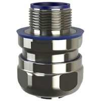 Flexicon LPC Series M32 External Thread Fitting Cable Conduit Fitting, 32mm nominal size