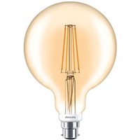 Philips Classic B22 LED GLS Bulb 7 W(50W), 2000K, Extra Warm White, Globe shape