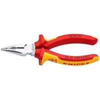 Knipex 145 mm VDE/1000V Insulated Chrome Plated Steel Combination Pliers