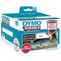 Dymo Black on White Label Printer Tape &amp;amp; Label