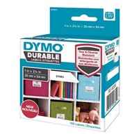 Dymo on White Label Printer Tape &amp;amp; Label
