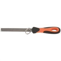 Bahco 200mm Second Cut Flat Engineers File With Soft-Grip Handle