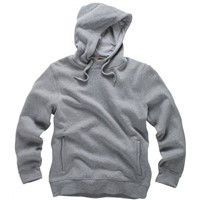 Scruffs Worker Grey Men's Hooded Cotton, Polyester Hoodie S