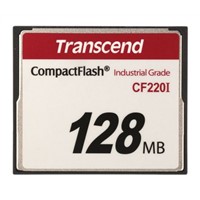 Transcend CF220I CompactFlash Industrial 128 MB SLC Compact Flash Card