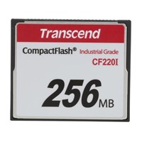 Transcend CF220I CompactFlash Industrial 256 MB SLC Compact Flash Card