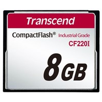 Transcend CF220I CompactFlash Industrial 8 GB SLC Compact Flash Card