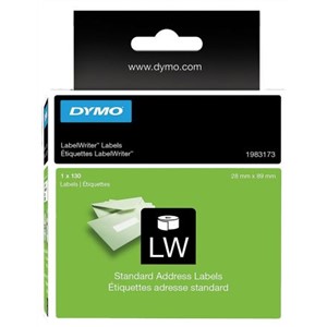 Dymo Black on White Label Printer Tape & Label