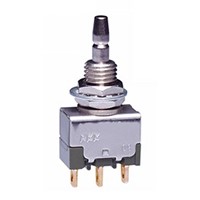 NKK Switches Single Pole Double Throw (SPDT) Momentary Push Button Switch, 6.5 (Dia.)mm, Bushing, 28V ac/dc